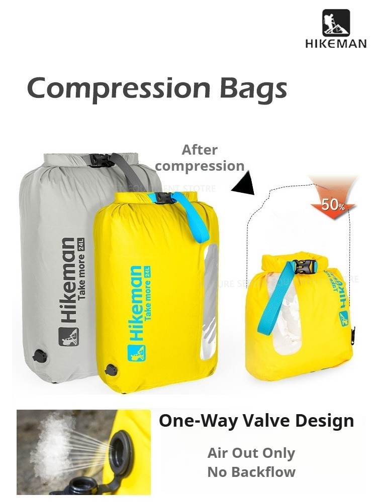 Dry Bag Roll Top - Sac de compression sous vide HIKEMAN