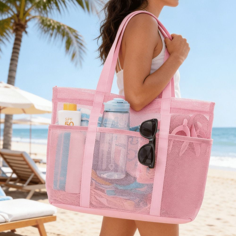Dry Bag Roll Top - Sac de plage en maille à