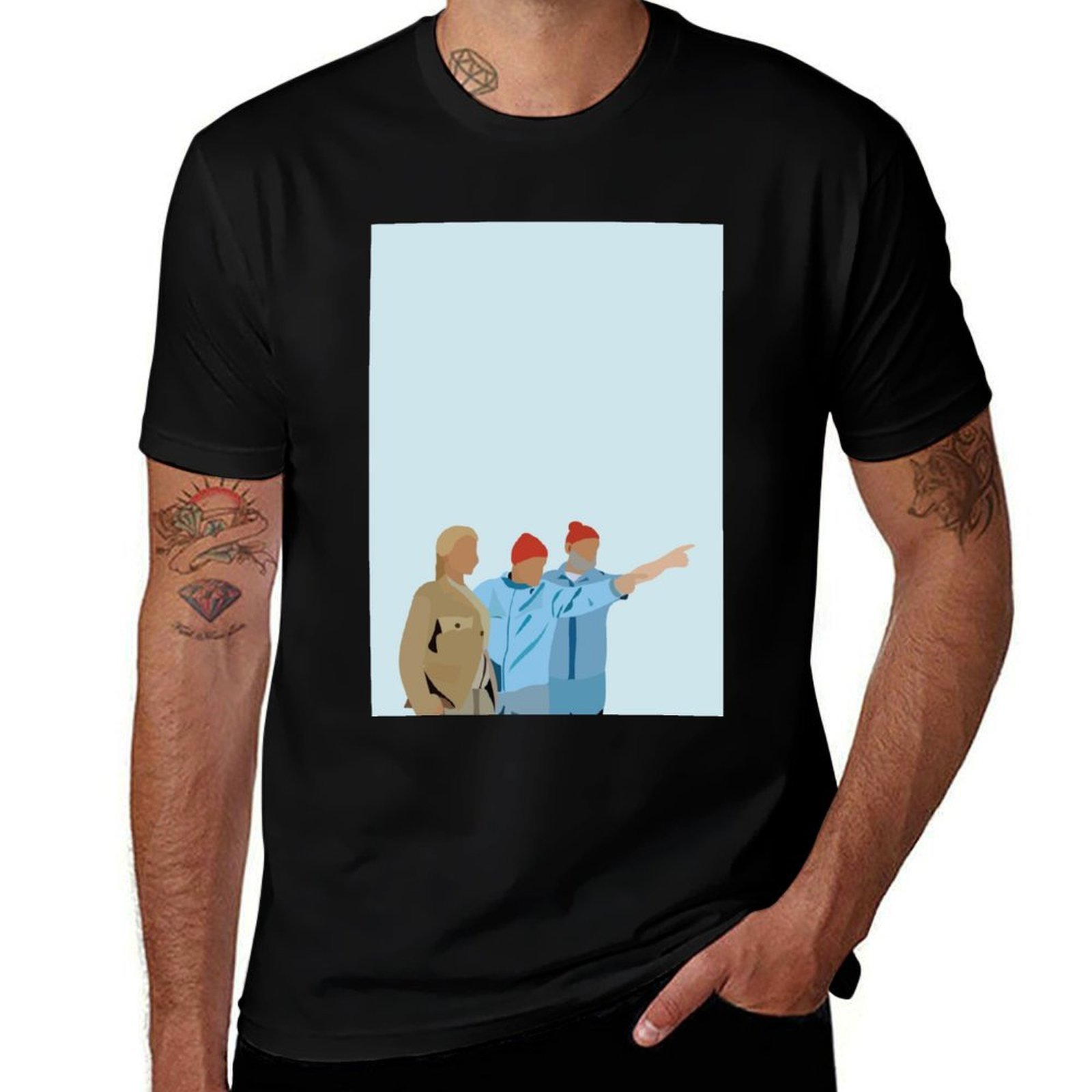 T-shirt minimaliste avec affic - Aquatic Sports Poster avis et prix